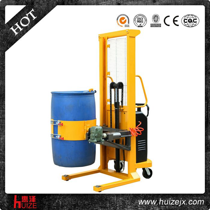 半電動(dòng)多功能油桶車(單門架,夾塑桶) 半電動(dòng)多功能油桶車(單門架,夾塑桶)